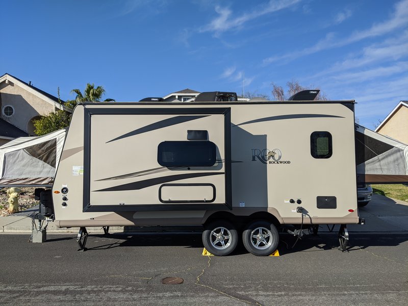 2018 Forest River Rockwood Roo 21DK, Travel Trailers Hybrid RV For
