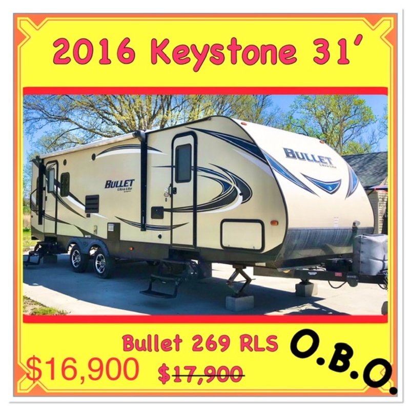 2016 Keystone Bullet 269RLS, Travel Trailers RV For Sale By Owner in