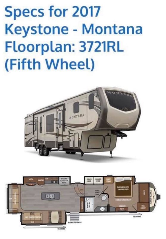 2017 Keystone Montana 3721RL w/Legacy Package, 5th Wheels RV For Sale