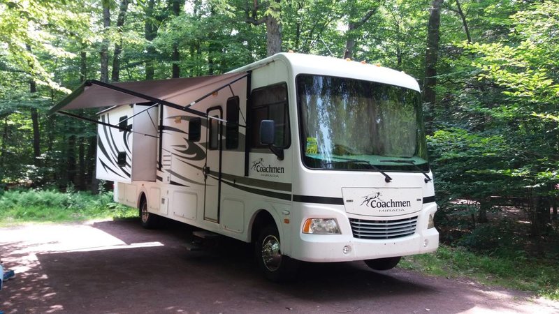 where to find a vin on a coachman camper