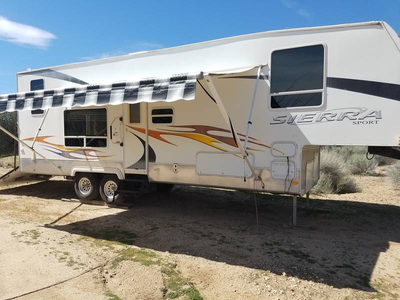 2008 Forest River Sierra Sport F32SP, Toy Haulers 5th Wheels RV For 2008 Forest River Sierra Toy Hauler
